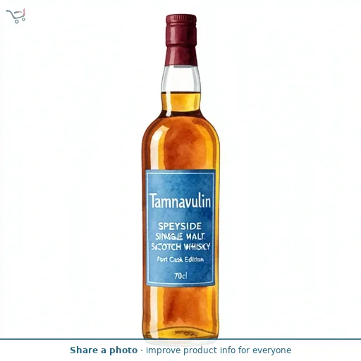 Tamnavulin Speyside Single Malt Scotch Whisky, Port Cask Edition 70cl