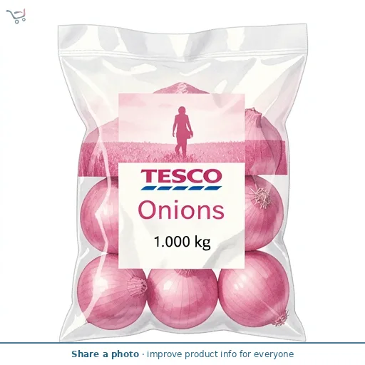 Tesco Pink Onions 1Kg