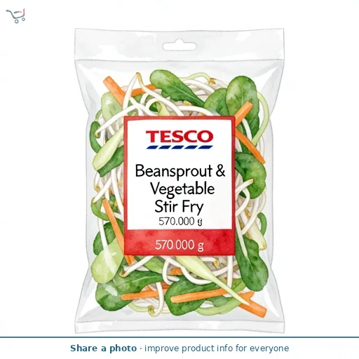 Tesco Beansprout & Vegetable Stir Fry 570g
