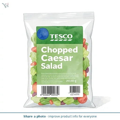 Tesco Chopped Caesar Salad Kit 260g