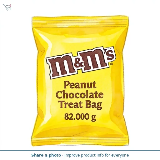 M&M's Peanut Milk Chocolate Pouch Bag 82G