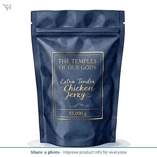 THE TEMPLES OF OUR GODS Extra Tender Chicken Jerky 55G