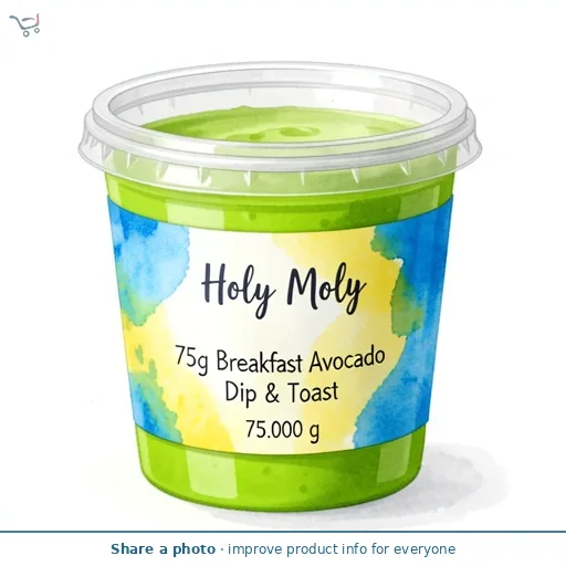 Holy Moly 75g Breakfast Avocado Dip & Toast