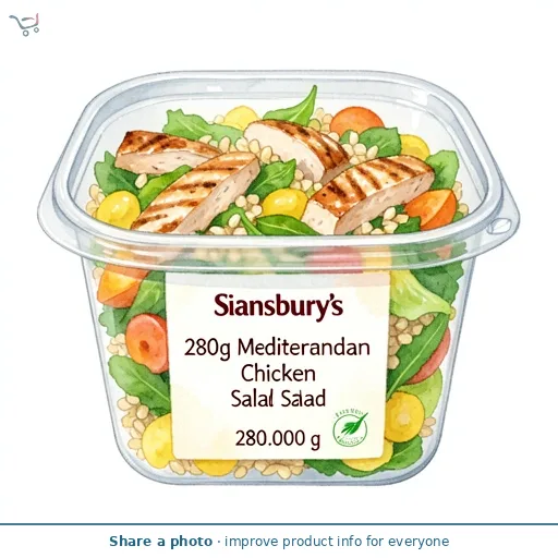 Sainsbury's Energy Support Mediterranean Inspired Chicken 255g
