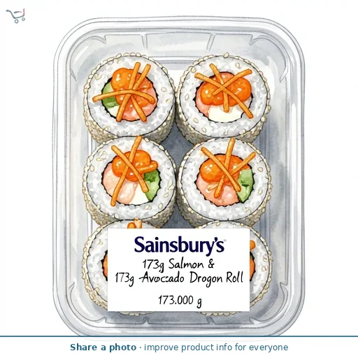 Sainsbury's Salmon & Edamame Dragon Roll