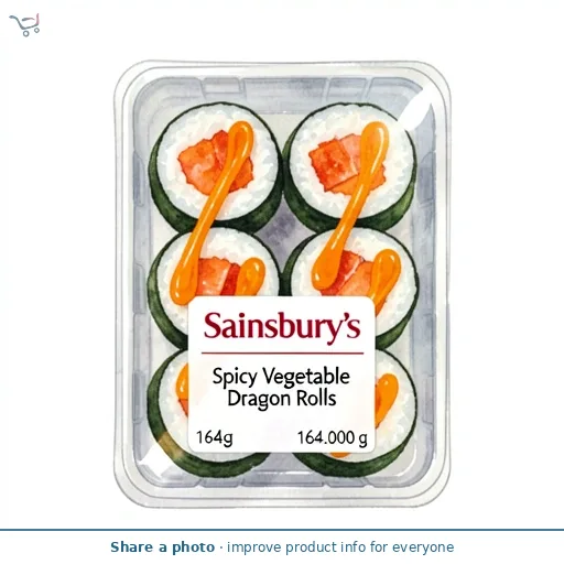 Sainsbury's Spicy Vegetable Dragon Roll