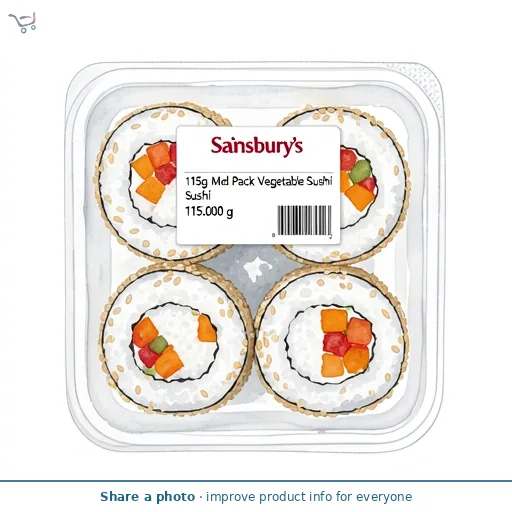 Sainsbury's 115g Med Pack Vegetable Sushi