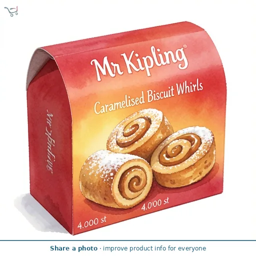 Mr Kipling Caramelised Biscuit Whirls 