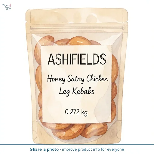 Honey Satay Chicken Leg Kebabs