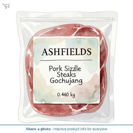 Pork Sizzle Steaks Gochujang