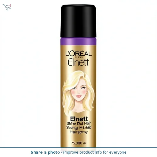 L'Oreal Elnett Elnett Shine Dull Hair Strong Hold Hairspray 75ml