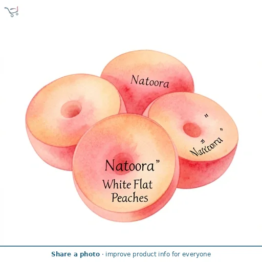 Natoora White Flat Peaches
