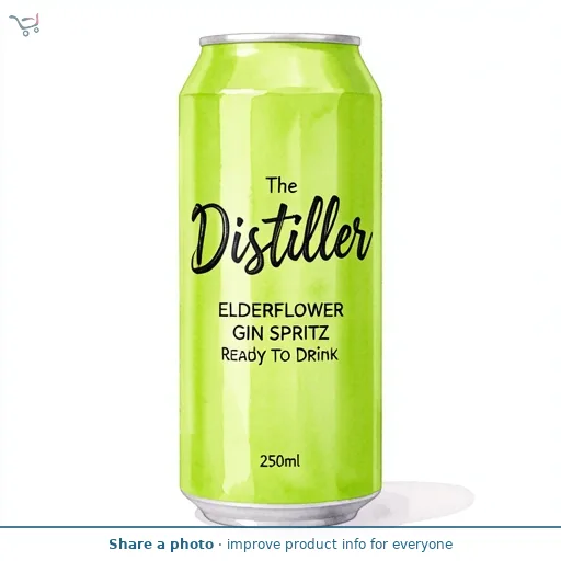 The Distiller The Distiller Elderflower Gin Spritz Ready To Drink 250ml