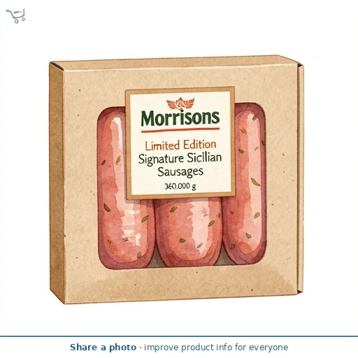 Morrisons Limited Edition Signature Sicilian Sausages 360g