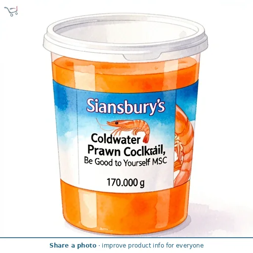 Sainsbury's Coldwater Prawn Cocktail, Be Good to Yourself MSC 170g