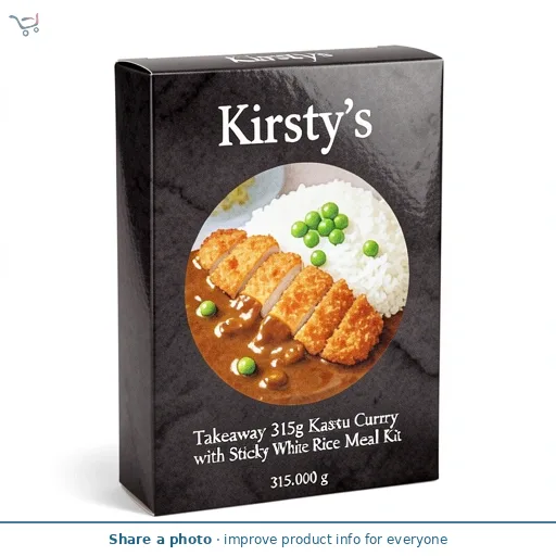 Kirsty's Takeaway 315g Katsu Curry with Sticky White Rice Meal Kit