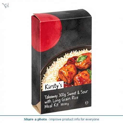Kirsty's Takeaway 300g Sweet & Sour with Long Grain Rice Meal Kit