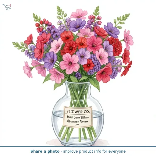 British Sweet Williams Abundance Flowers