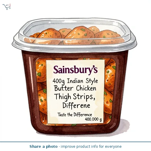 Sainsbury's Just Cook 400g Indian style Butter Chicken Thigh strips, Taste the Difference