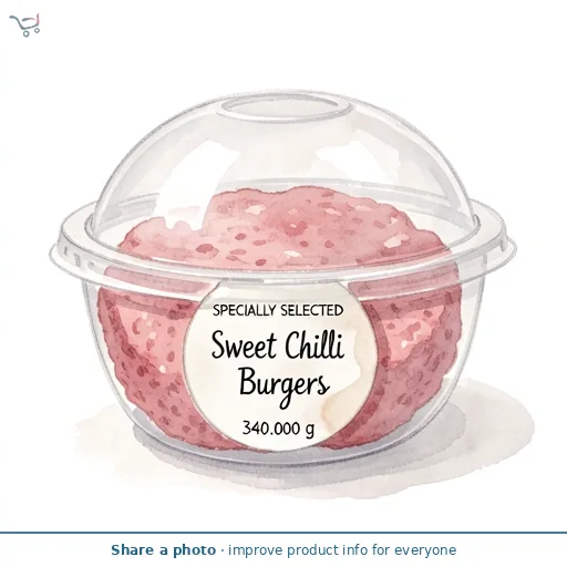 Sweet Chilli Beef Burgers