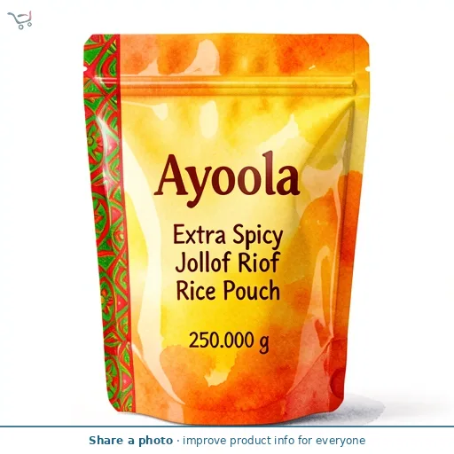 Ayoola Extra Spicy Jollof Rice Pouch
