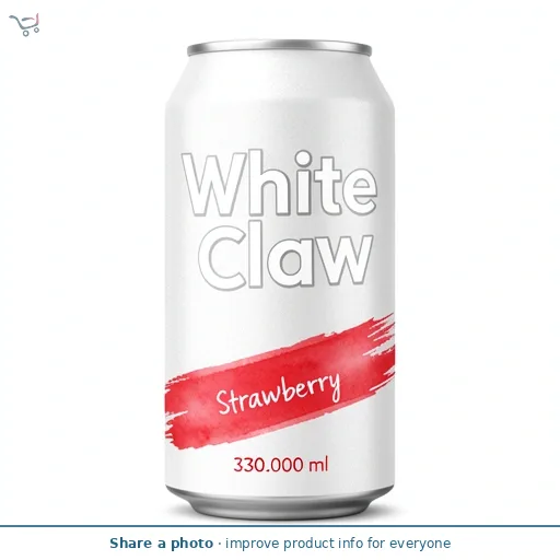 White Claw Strawberry Can