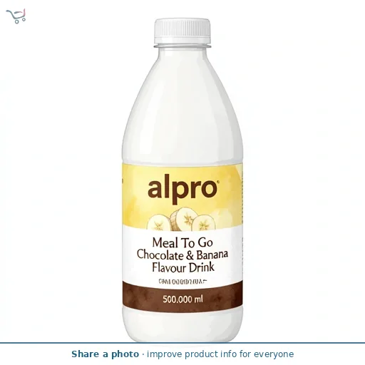 Alpro Meal To Go Chocolate & Banana Flavour Drink 500ml