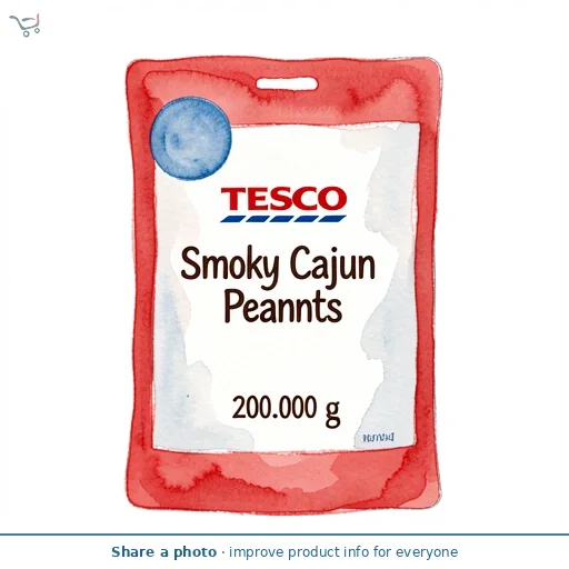 Tesco Smoky Cajun Peanuts 200g