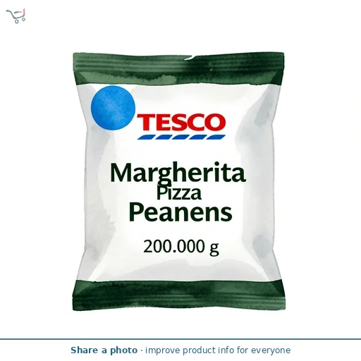 Tesco Margherita Pizza Peanuts 200g