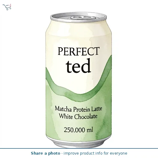 Perfect Ted Matcha Protein Latte White Chocolate 250ml