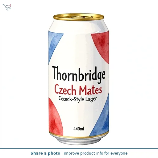 Thornbridge Czech Mates Czech-Style Lager 440ml