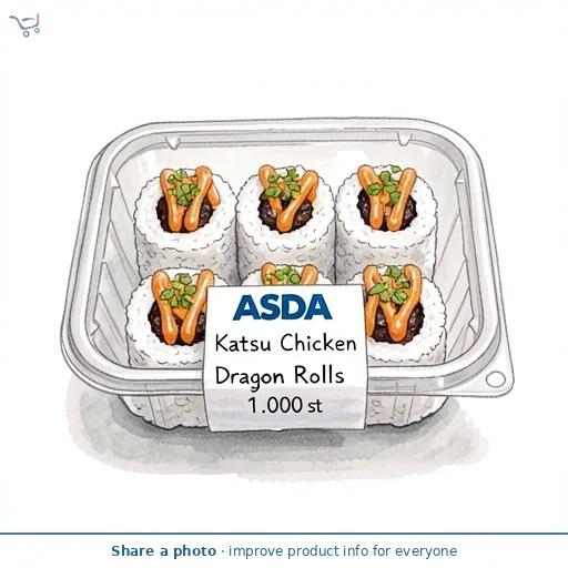 ASDA Katsu Chicken Dragon Rolls