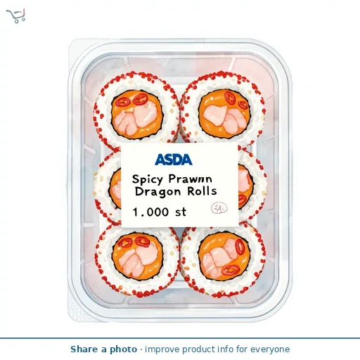 ASDA Spicy Prawn Dragon Rolls