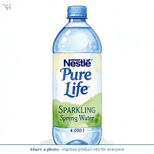 Nestle Pure Life Sparkling Spring Water 8x500ml