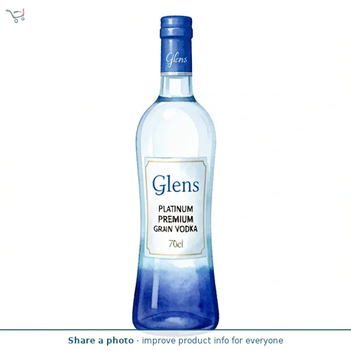 Glens Platinum Premium Grain Vodka 70cl