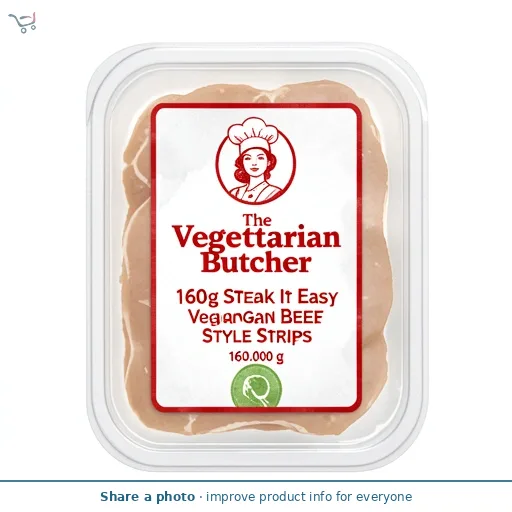 The Vegetarian Butcher 160g Steak It Easy Vegan Beef Style Strips