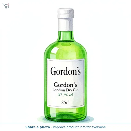 Gordon's Special Dry London Gin Bottle 37.5% Vol 35Cl