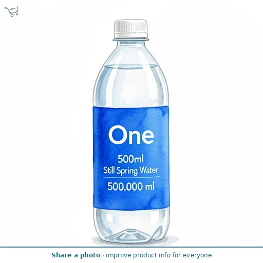 One 500ml Still Spring Water