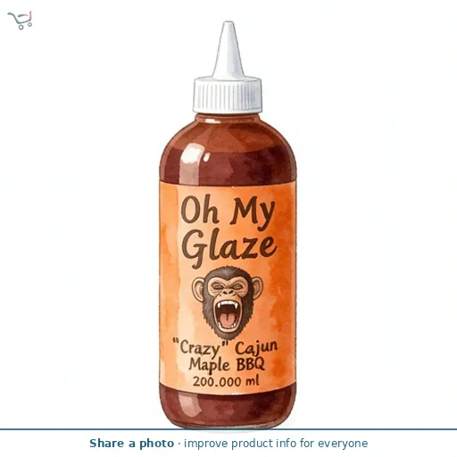 Oh My Glaze "Crazy" Cajun Maple BBQ 200ml