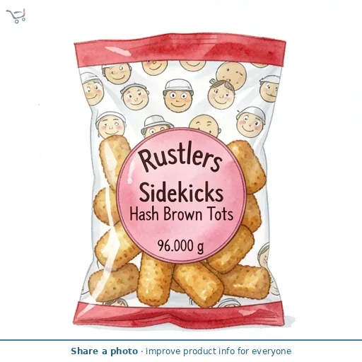 Rustlers Sidekicks Hash Brown Tots 96g