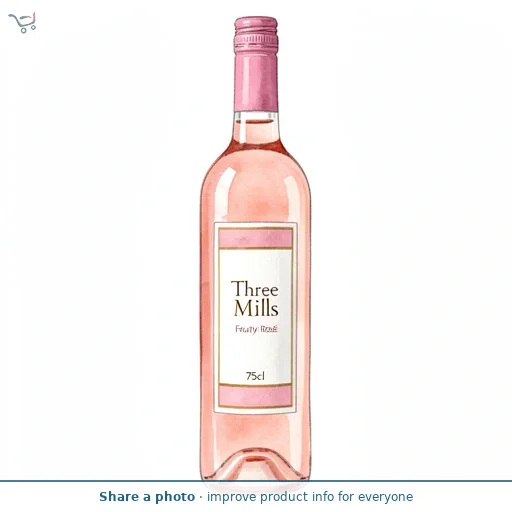 Three Mills Fruity Rosé 75cl