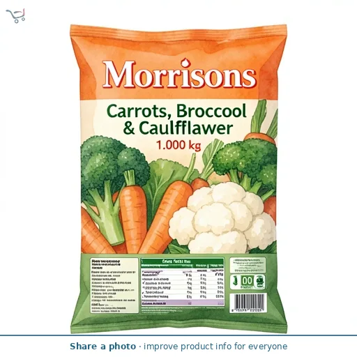 Morrisons Carrots, Broccoli & Cauliflower 1kg
