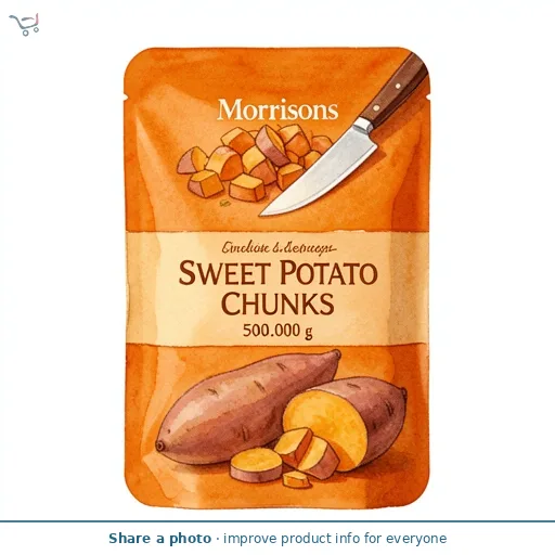 Morrisons Sweet Potato Chunks  500g