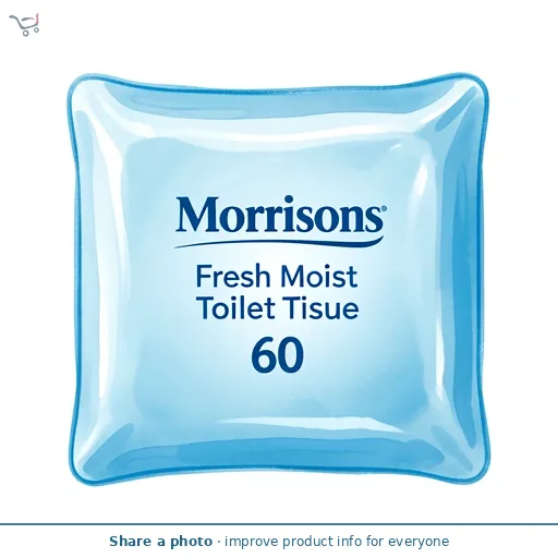 Morrisons Fresh Moist Toilet Tissue 60 Sheets