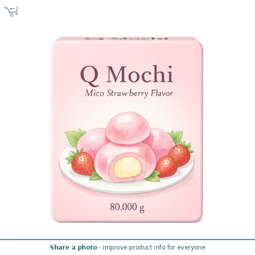 Q Mochi Mico Strawberry Flavor 80g