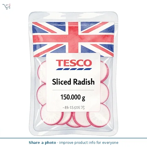 Tesco Sliced Radish 150g