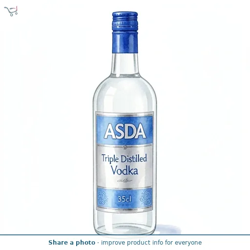 ASDA Triple Distilled Vodka 35cl