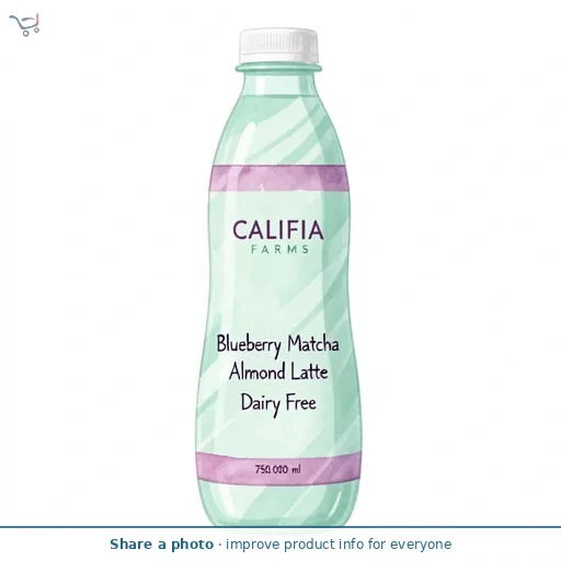 Califia Farms Blueberry Matcha Almond Latte Dairy Free 750ml