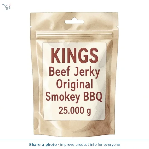 Kings Beef Jerky Original Smokey BBQ 25g 