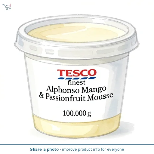 Tesco Finest Alphonso Mango & Passionfruit Mousse 100g